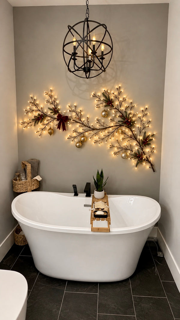 GlowVine bathroom setup