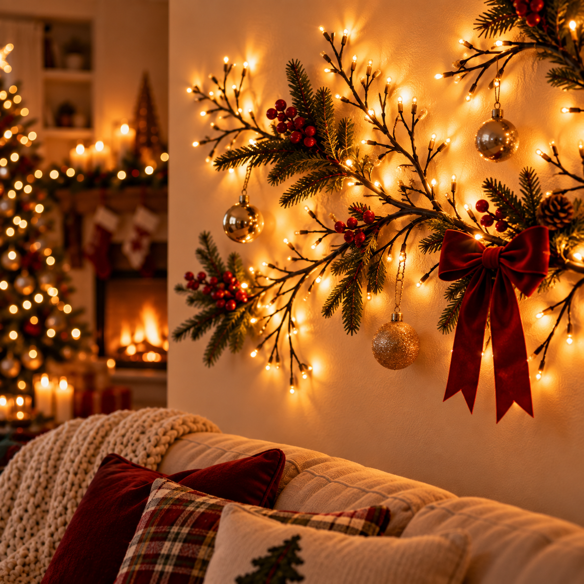 GlowVine flexible Christmas lighting display